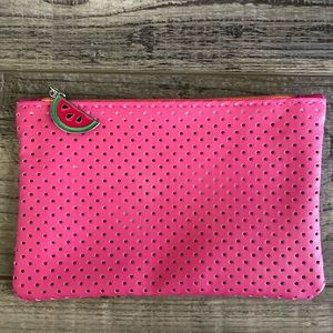 Watermelon Laser Cutout Makeup Bag